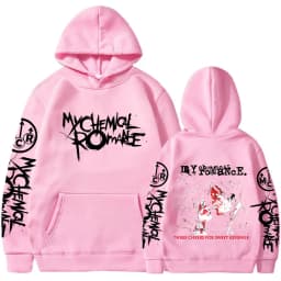 My Chemical Romance Three Cheers for Sweet Revenge Hoodies Black Parade Punk Emo Sweatshirts Men's Women Vintage Gothic Pullover