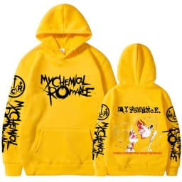 My Chemical Romance Three Cheers for Sweet Revenge Hoodies Black Parade Punk Emo Sweatshirts Men's Women Vintage Gothic Pullover
