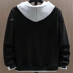 2025 Autumn Men Hoodies High Street Pullover Long Sleeve Patchwork Sweatshirt Men Fashion Streetwear Hoodie Harajuku