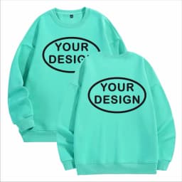 Customized Thick Winter Loose Sports Shirt With Printed Embroidery LOGO Round Neck Hoodie Personal Company Work Uniform