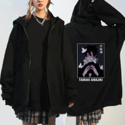 Japanese Anime My Hero Academia Outerwear Zipper hoodies Women Kawaii Bakugou Katsuki Loose Casual Coat Zipper jacket coats