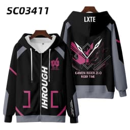 Masked Rider 3D Print Men/Women Autumn Hoodies Sweatshirt Long Sleeves Zip Up Jackets Harajuku Coats Cosplay Costume