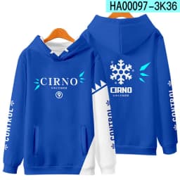 Coats Anime Touhou Project 3D Print Hoodies Boys/girls Cirno Remilia Scarlet Flandre Scarlet Pullover Sweatshirt Cosplay Costume