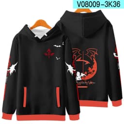 Coats Anime Touhou Project 3D Print Hoodies Boys/girls Cirno Remilia Scarlet Flandre Scarlet Pullover Sweatshirt Cosplay Costume