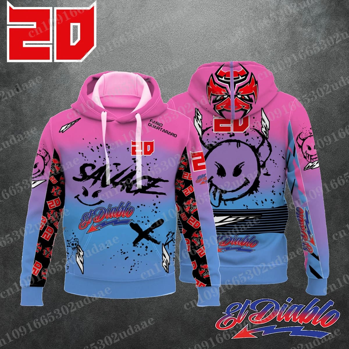 Fabio Quartararo 20 Driver Motorcycle Racing Team Men Zipper Hoodie Fashion Women Sweatshirt Autumn Sport Children Jacket Coat
