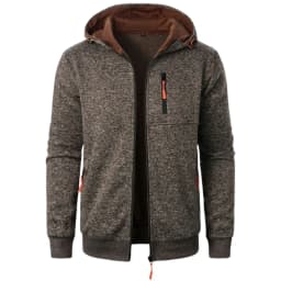 Men's Hoodies Long Sleeve Sweatshirt Zipper Design Hooded Sweatshirt for Men Clothing Sportswear Slim Fit Casual Jacket