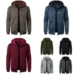 Men's Hoodies Long Sleeve Sweatshirt Zipper Design Hooded Sweatshirt for Men Clothing Sportswear Slim Fit Casual Jacket
