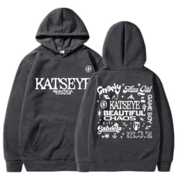 Kpop Katseye Beautiful Chaos Album Tour Hoodies Fashion Retro Harajuku Men Women Sportwear Fleece Oversized Tracksuit Streetwear