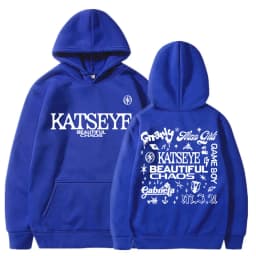 Kpop Katseye Beautiful Chaos Album Tour Hoodies Fashion Retro Harajuku Men Women Sportwear Fleece Oversized Tracksuit Streetwear
