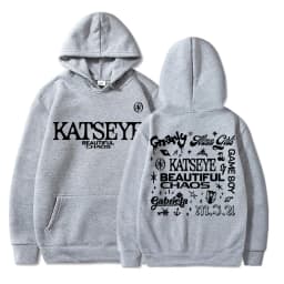 Kpop Katseye Beautiful Chaos Album Tour Hoodies Fashion Retro Harajuku Men Women Sportwear Fleece Oversized Tracksuit Streetwear