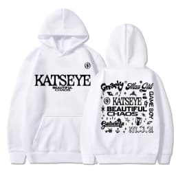 Kpop Katseye Beautiful Chaos Album Tour Hoodies Fashion Retro Harajuku Men Women Sportwear Fleece Oversized Tracksuit Streetwear
