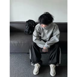 Unisex Hoodies Cardigan Half Zip Hoodie For Men Retro Jacket Sweatshirt Vibe & Stand Collar Design Sweater