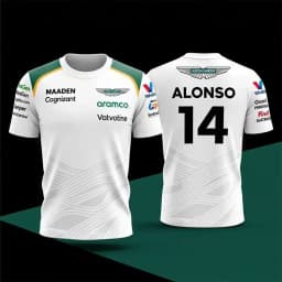 Short Sleeved T-shirt Aston Martin Racing Suit Quick Drying Breathable Motorcycle Fashion Personality Street Trend T-shirt