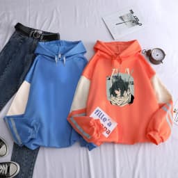 Fashion Harajuku Anime My Hero Academia Hoodies Men Funny Cartoon Aizawa Shouta Streetwear Male Winter Warm Oversized Sweatshirt