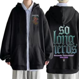 Technoblade Merch Print  Zipper Hoodies Sweatshirts Harajuku Men Women Hip Hop Streetwear Casual Loose Hoodies Fashion Pullovers