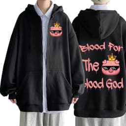 Technoblade Merch Print  Zipper Hoodies Sweatshirts Harajuku Men Women Hip Hop Streetwear Casual Loose Hoodies Fashion Pullovers
