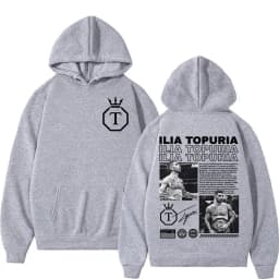 Limited El Matador Ilia Topuria Merch Hoodies Men Women Cotton Casual High Quality Sweatshirts Retro Fashion Oversized Pullovers