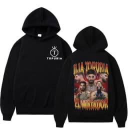 Limited El Matador Ilia Topuria Merch Hoodies Men Women Cotton Casual High Quality Sweatshirts Retro Fashion Oversized Pullovers