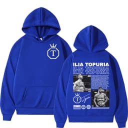 Limited El Matador Ilia Topuria Merch Hoodies Men Women Cotton Casual High Quality Sweatshirts Retro Fashion Oversized Pullovers