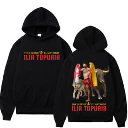 Limited El Matador Ilia Topuria Merch Hoodies Men Women Cotton Casual High Quality Sweatshirts Retro Fashion Oversized Pullovers