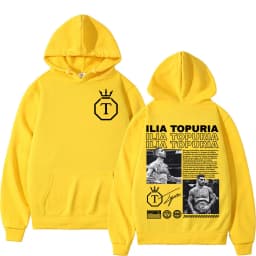 Limited El Matador Ilia Topuria Merch Hoodies Men Women Cotton Casual High Quality Sweatshirts Retro Fashion Oversized Pullovers