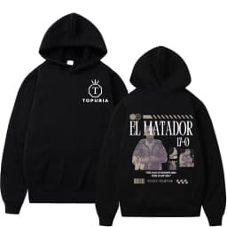 Limited El Matador Ilia Topuria Merch Hoodies Men Women Cotton Casual High Quality Sweatshirts Retro Fashion Oversized Pullovers