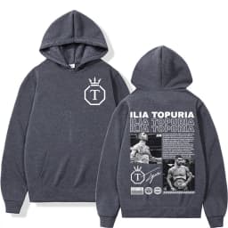 Limited El Matador Ilia Topuria Merch Hoodies Men Women Cotton Casual High Quality Sweatshirts Retro Fashion Oversized Pullovers