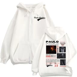 Rapper Paulo Londra Homerun Album Merch Hoodie Harajuku Hip Hop Pop Music Zip Up Sweatshirt Men Women Vintage Fashion Pullovers