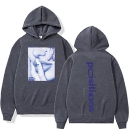 Ariana Grande Positions Album Retro Graphichoodie Men Women Aesthetic Trendy Pullover Long-sleeved Oversized Casual Sweatshirt