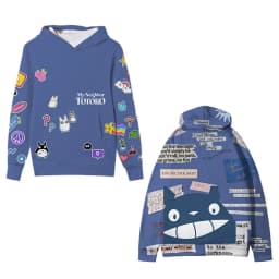 My Neighbor Totoro Hooded Sweater Sweatshirt Men's Women's Casual Hooded Pullover Harajuku Streetwear YK2 Tops