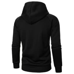 Spring Autumn Men's Fashion Side Hidden Zipper Hoodies Solid Hooded Casual Sweatshirts Male Slim Fit Sports Hoody Hoodie Outwear
