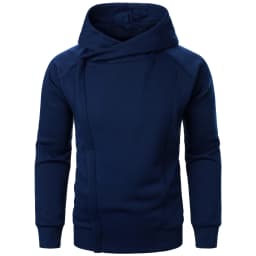 Spring Autumn Men's Fashion Side Hidden Zipper Hoodies Solid Hooded Casual Sweatshirts Male Slim Fit Sports Hoody Hoodie Outwear