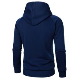 Spring Autumn Men's Fashion Side Hidden Zipper Hoodies Solid Hooded Casual Sweatshirts Male Slim Fit Sports Hoody Hoodie Outwear