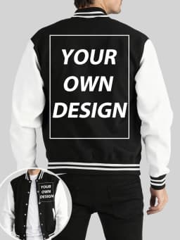 Autumn Winter Men Personalized Custom Your Logo Street Casual Baseball Jackets Classic Oversized Outwear Loose Sport Button Tops