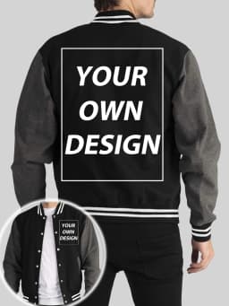 Autumn Winter Men Personalized Custom Your Logo Street Casual Baseball Jackets Classic Oversized Outwear Loose Sport Button Tops