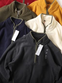 Warm Reversible Half Zip Hoodie Stand Collar Fleece Sweatshirt Men's Sporty Fleece Jacket Outerwear Polyester Fiber Standard Fit