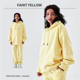 ZODF Casual Winter Men 350gsm Fleece Hoodies Unisex Women Loose Warm Solid Hooded Sweatshirts Pullovers 18 Colors HY0728