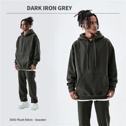 ZODF Casual Winter Men 350gsm Fleece Hoodies Unisex Women Loose Warm Solid Hooded Sweatshirts Pullovers 18 Colors HY0728