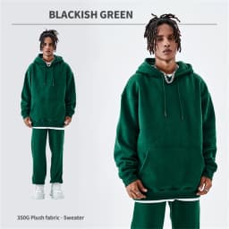 ZODF Casual Winter Men 350gsm Fleece Hoodies Unisex Women Loose Warm Solid Hooded Sweatshirts Pullovers 18 Colors HY0728