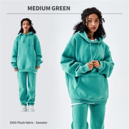 ZODF Casual Winter Men 350gsm Fleece Hoodies Unisex Women Loose Warm Solid Hooded Sweatshirts Pullovers 18 Colors HY0728