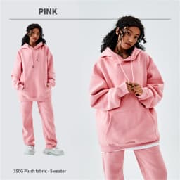 ZODF Casual Winter Men 350gsm Fleece Hoodies Unisex Women Loose Warm Solid Hooded Sweatshirts Pullovers 18 Colors HY0728