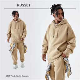 ZODF Casual Winter Men 350gsm Fleece Hoodies Unisex Women Loose Warm Solid Hooded Sweatshirts Pullovers 18 Colors HY0728