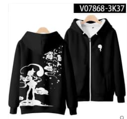 Japanese Anime Touhou Project Zipper Sweatshirt Unisex Long Sleeve Women Men Hoodie Harajuku Streetwear Clothes Cosplay Costume