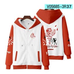 Japanese Anime Touhou Project Zipper Sweatshirt Unisex Long Sleeve Women Men Hoodie Harajuku Streetwear Clothes Cosplay Costume