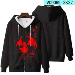 Japanese Anime Touhou Project Zipper Sweatshirt Unisex Long Sleeve Women Men Hoodie Harajuku Streetwear Clothes Cosplay Costume