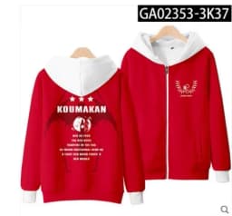 Japanese Anime Touhou Project Zipper Sweatshirt Unisex Long Sleeve Women Men Hoodie Harajuku Streetwear Clothes Cosplay Costume