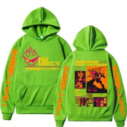 Japan Anime Tengen Toppa Gurren Lagann Print Hoodies Cartoon Style Hoodies Men Women Fashion Casual Loose Sweatshirt Streetwear