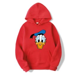 Cartoon Anime Donald Duck 2025 Autumn/Winter Men's Hoodie Women's Street Leisure Sports Couple Fashion Sweatshirt