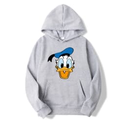 Cartoon Anime Donald Duck 2025 Autumn/Winter Men's Hoodie Women's Street Leisure Sports Couple Fashion Sweatshirt