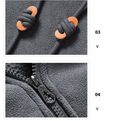 2024 Autumn Winter Fashion Black Men'S Hip Hop Long Sleeve Pullover Warm Velvet Hoodies Sweatshirt Clothes